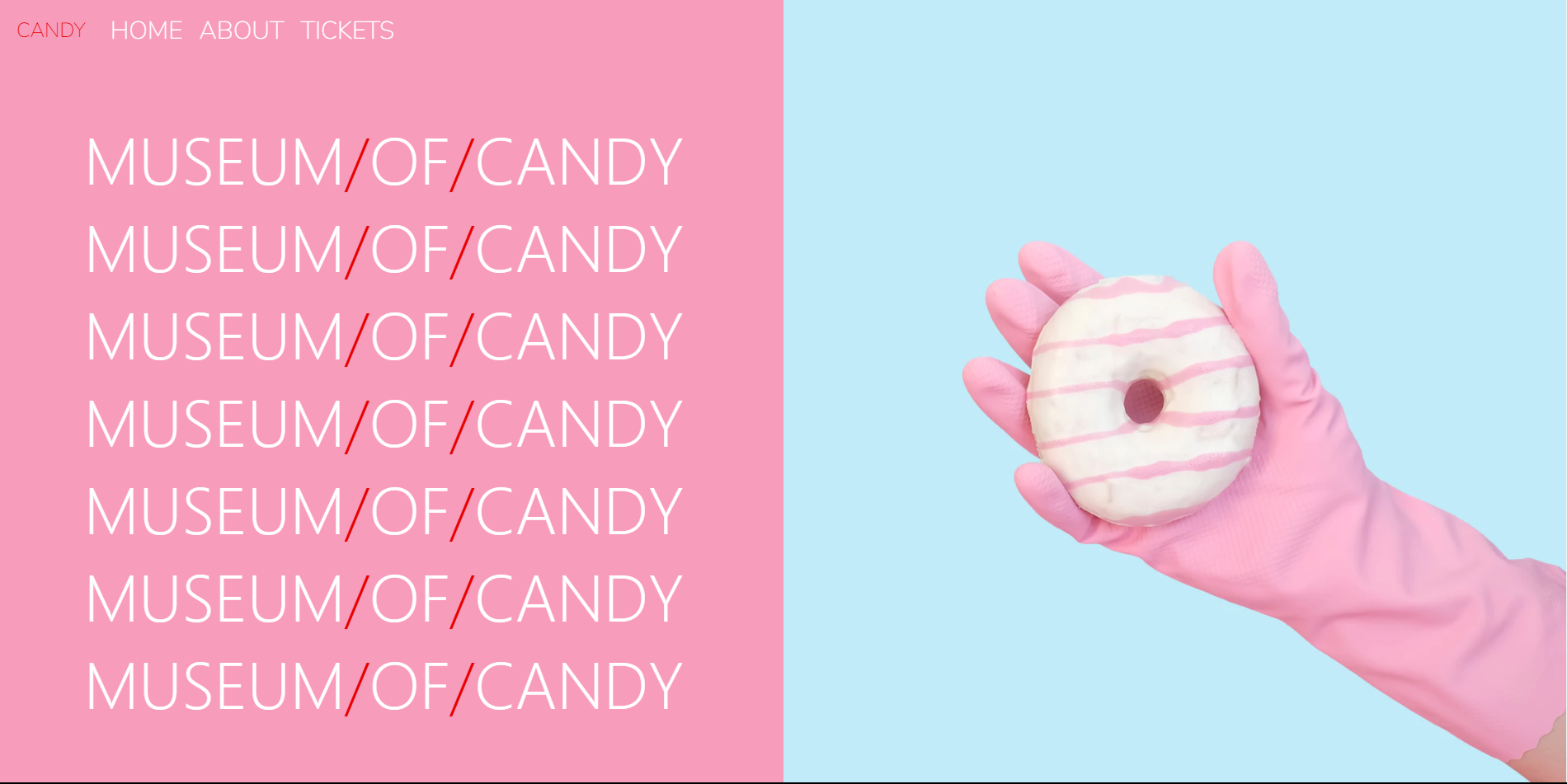 Museum of candy project